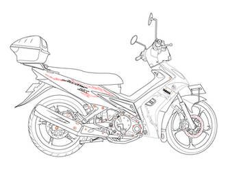 yamaha MX sketch