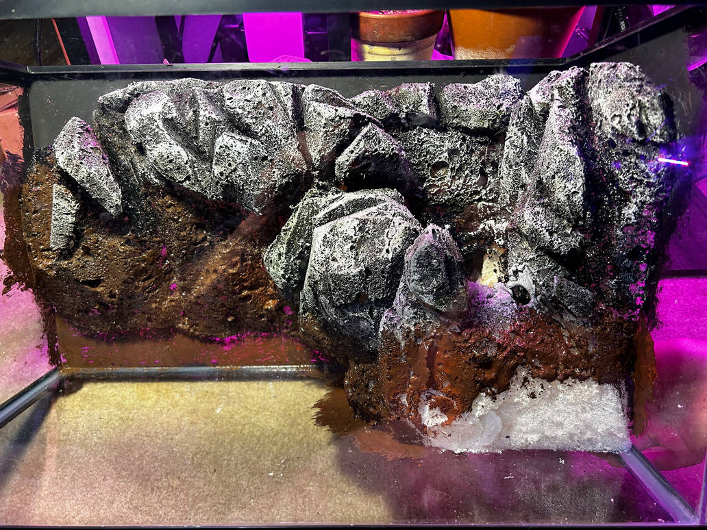 Carved and painted rock face by Bonyay10 on DeviantArt