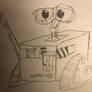 Wall-e drawn by me