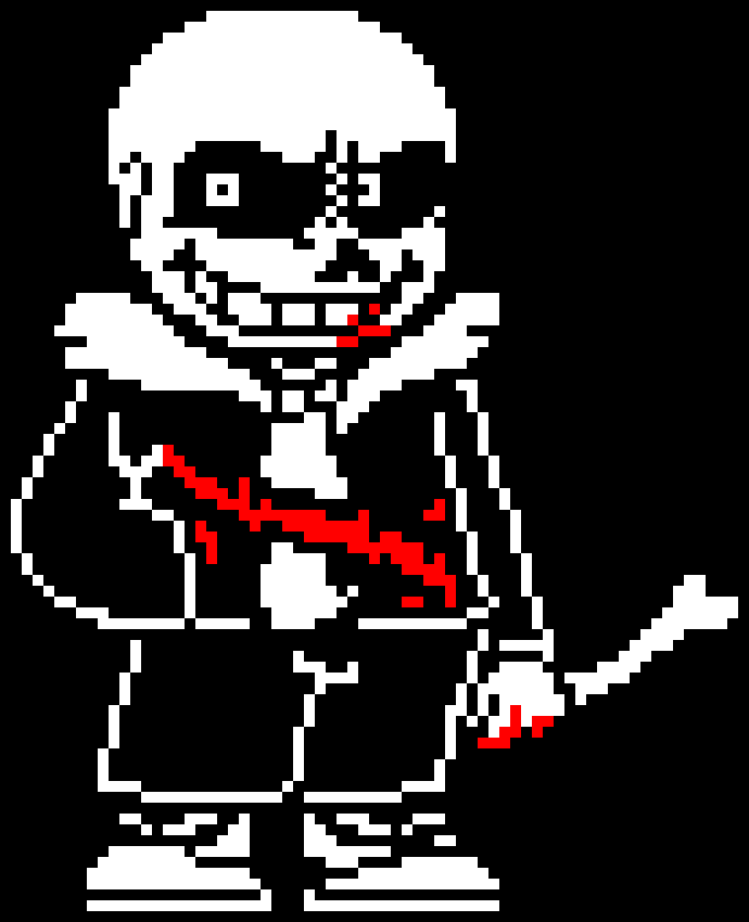 Sans remake pixel art