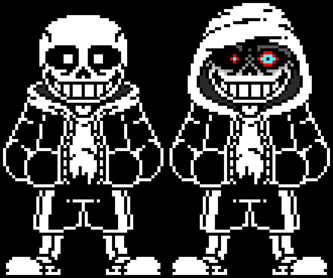 Dust sans sprite pixel art