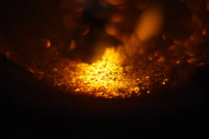 Golden Glitter Bokeh