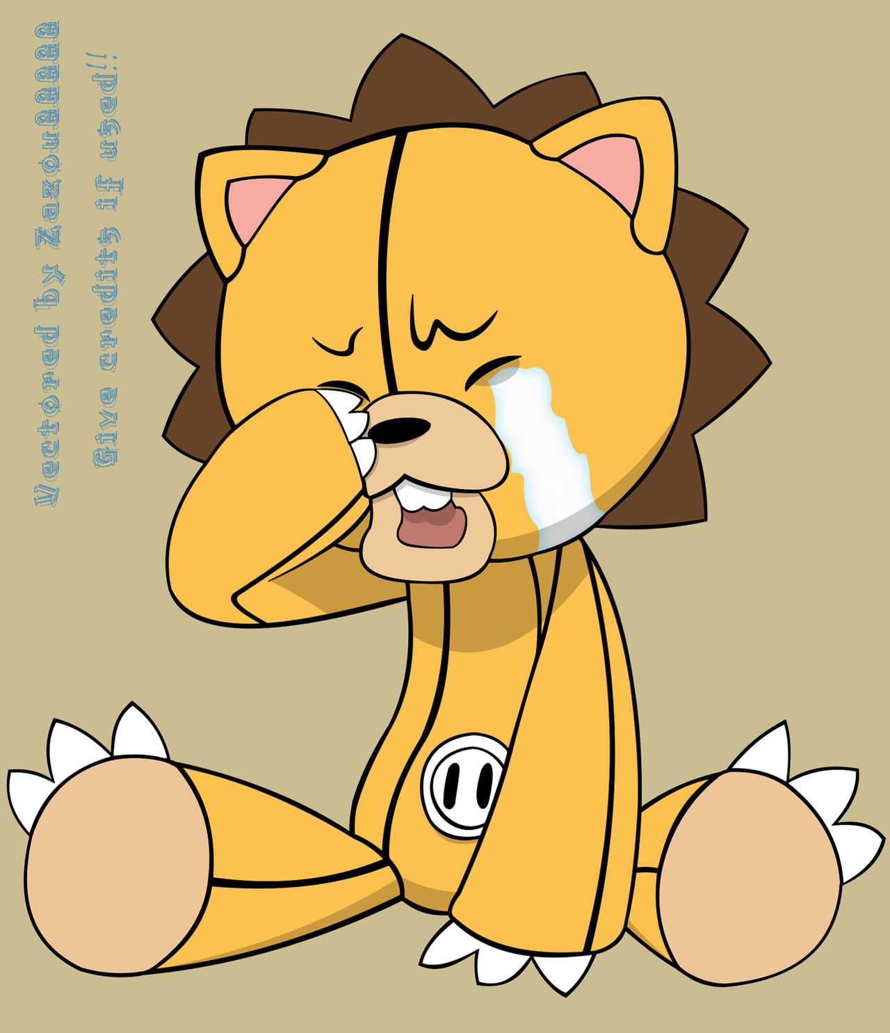 Vector : Kon crying