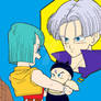 Bulma and baby Trunks