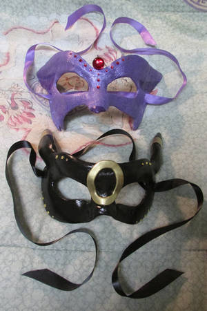 Espeon and Umbreon Masquerade Masks by Draconic-Angel Espeon and Umbreon Masquerade Masks by Draconic-Angel