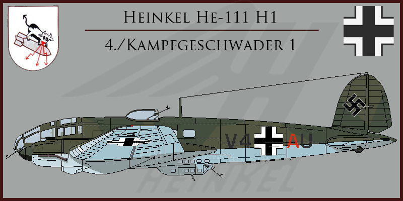 Heinkel He-111 H1 4./KG 1