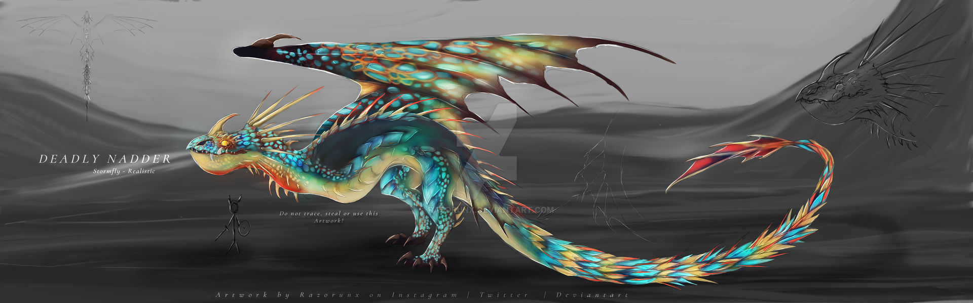 Stormfly Deviantart Realistic Stormfly by razorunx on DeviantArt