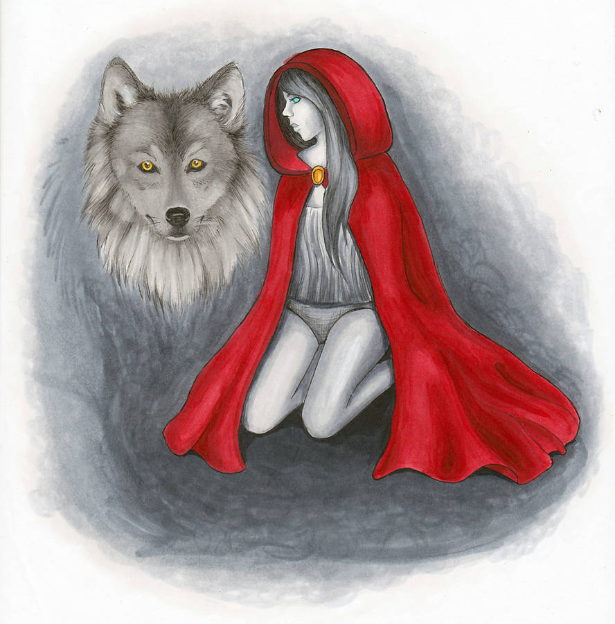 Red Riding Hood And The Big Bad Wolf By Detoverbal On Deviantart 