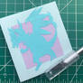 Mega Charizard X Papercut Card