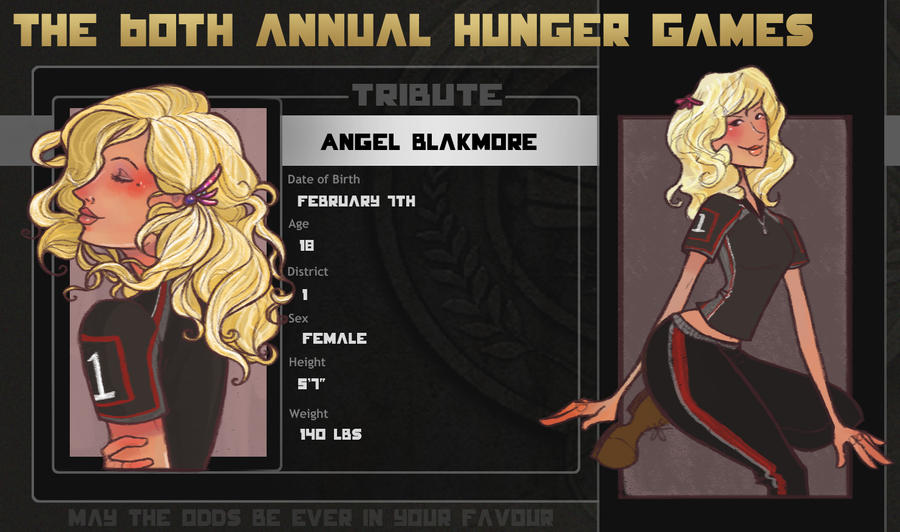60th Hunger Games OC Application Angel by bunnychan13 on DeviantArt