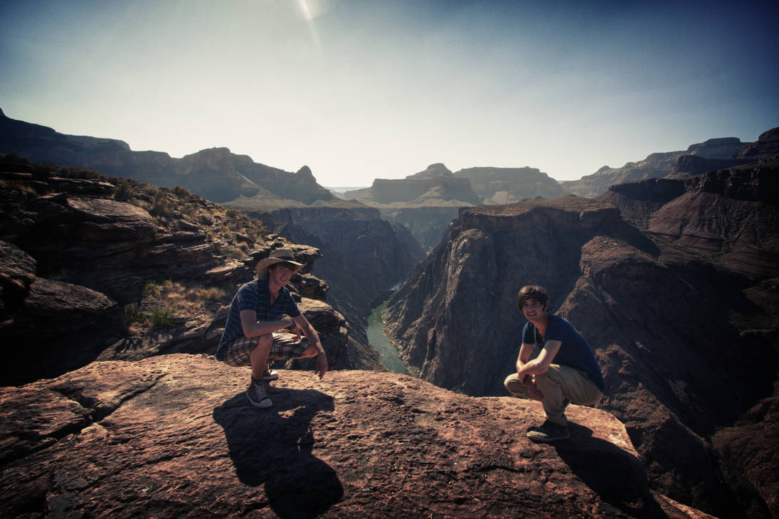 Tim and me at the Grand Canyon