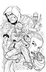 The Agency issue 6 cover inks