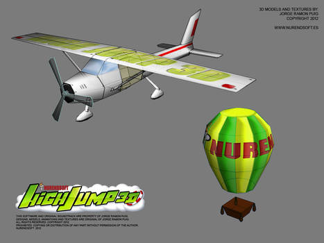 HIGH JUMP 3D - Game 3D models 01