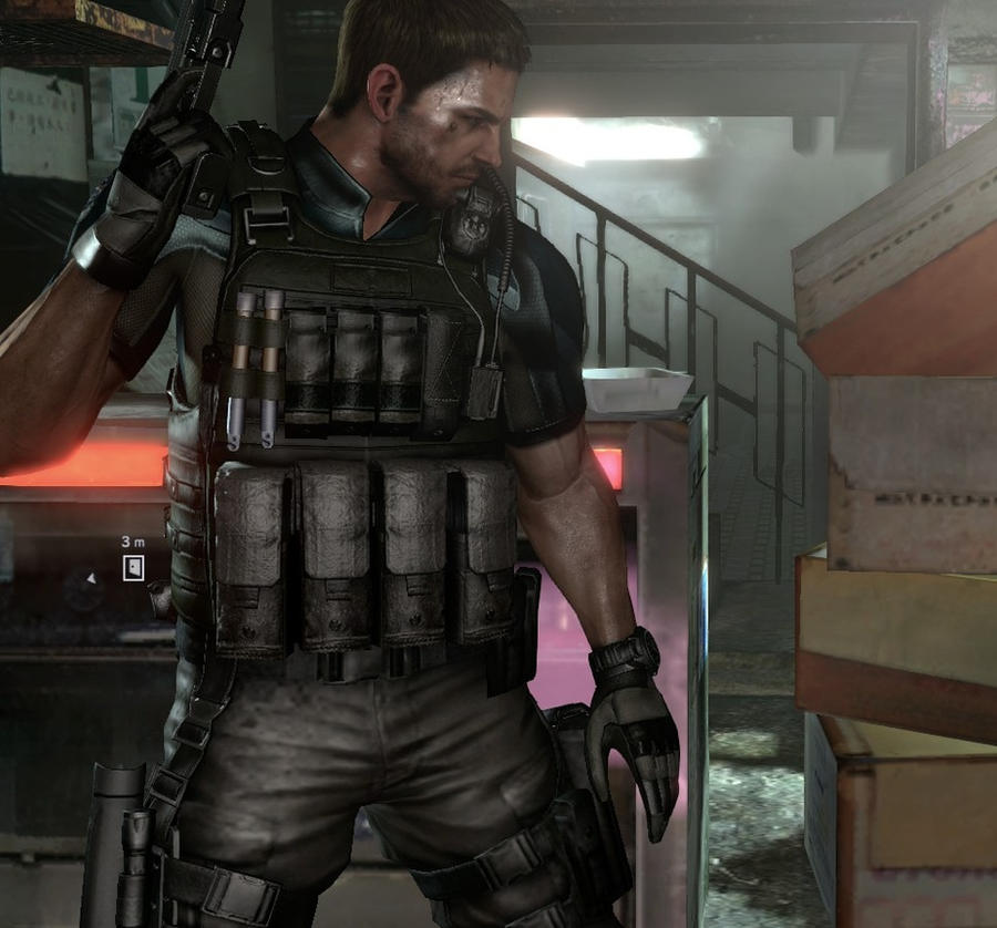 Chris Redfield Rpd Chris Redfield by RubinFreddy on DeviantArt