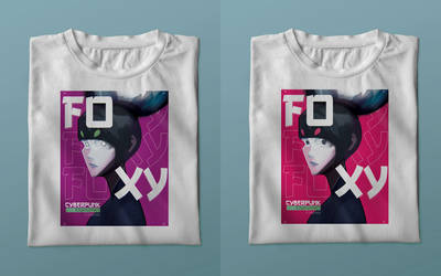 Foxy Cosplay: Cyberpunk Edgerunners Tshirt