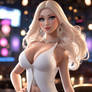 A sexy 3d Roblox girl with big boobs and wearing e