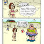 Meg Comic: At the beach.