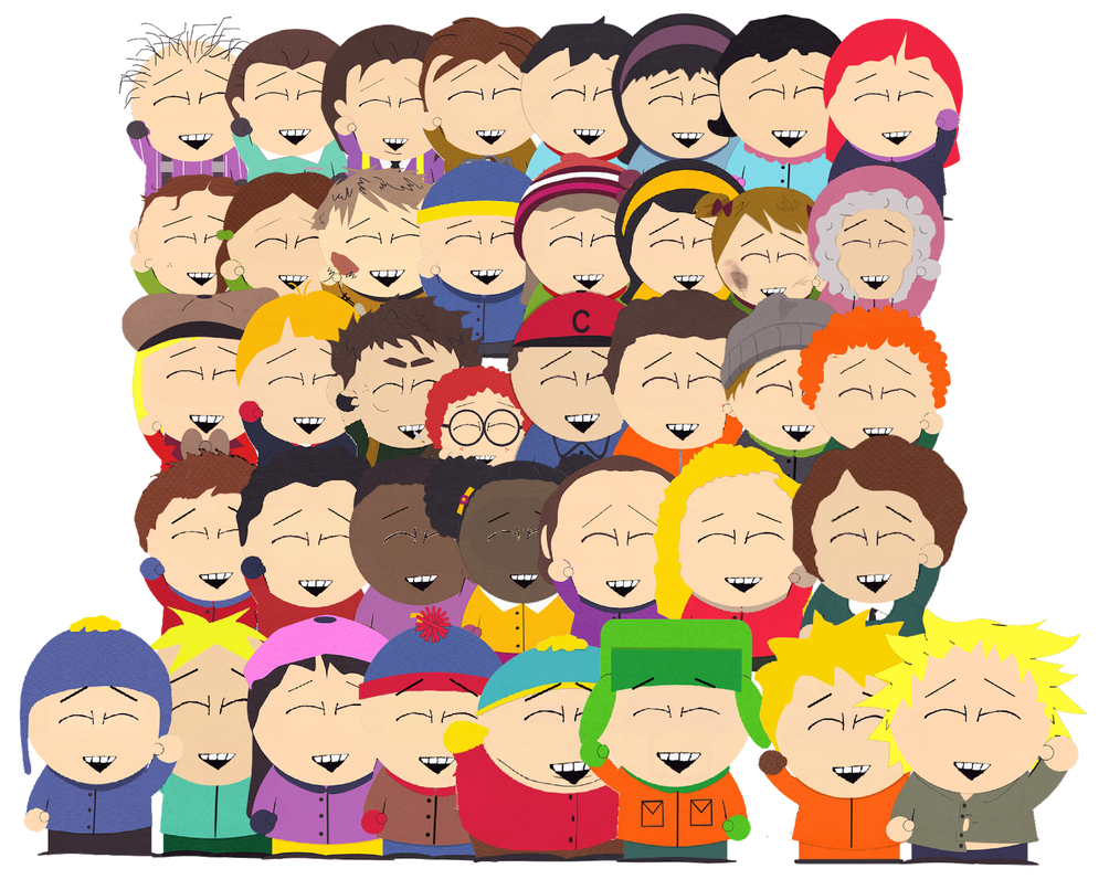 A Bunch Of South Park Characters by AniandherLucario on DeviantArt