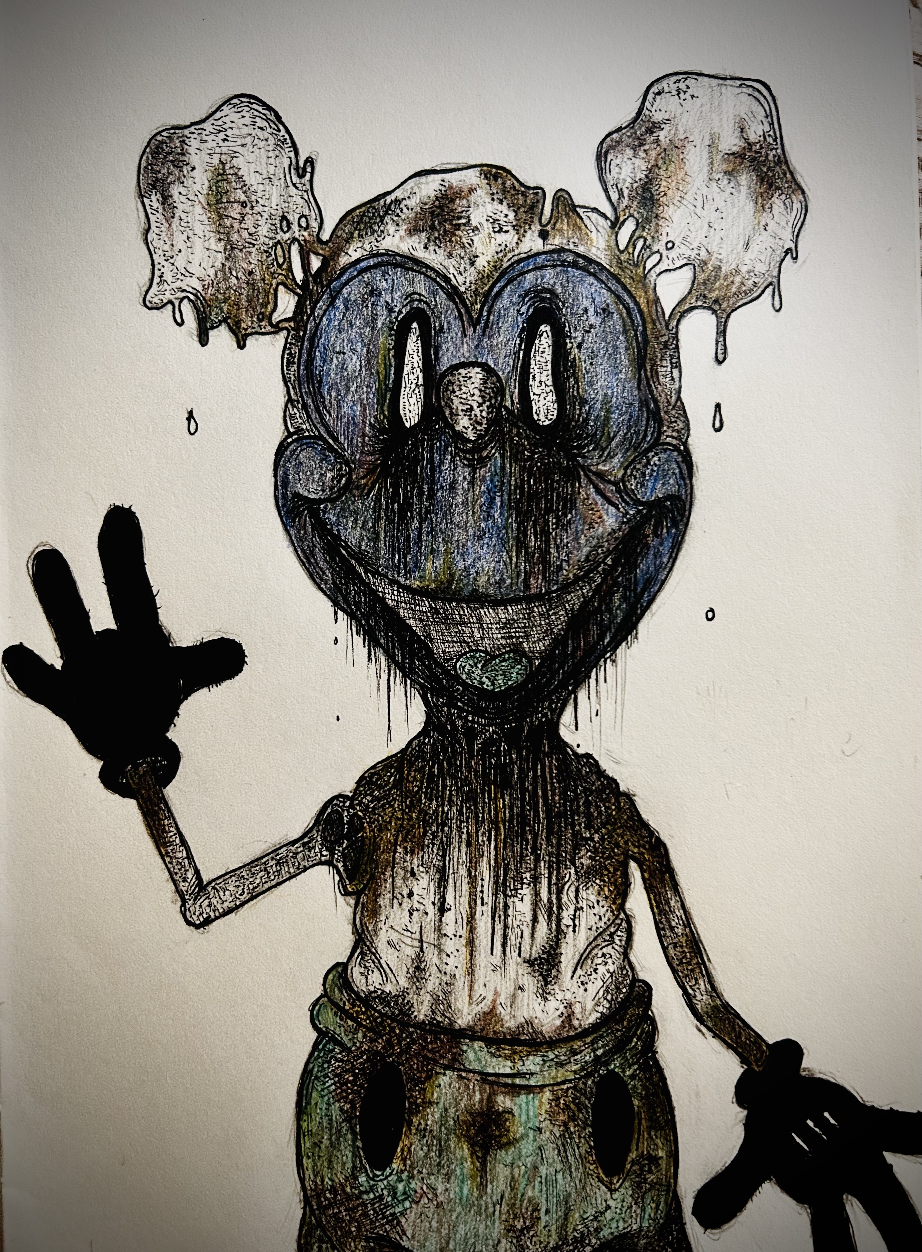 Disordered Mickey SSA Archives: Photo Negative Mickey. by CreepypastaMouse1971 on DeviantArt