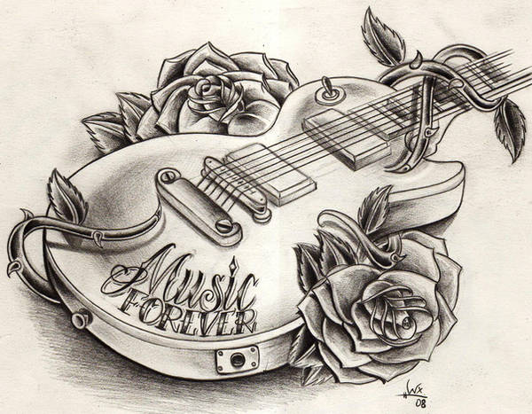 guitar sketch by WillemXSM