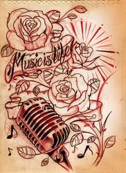 Music is life Sketch