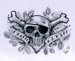 Death Fresh skull design