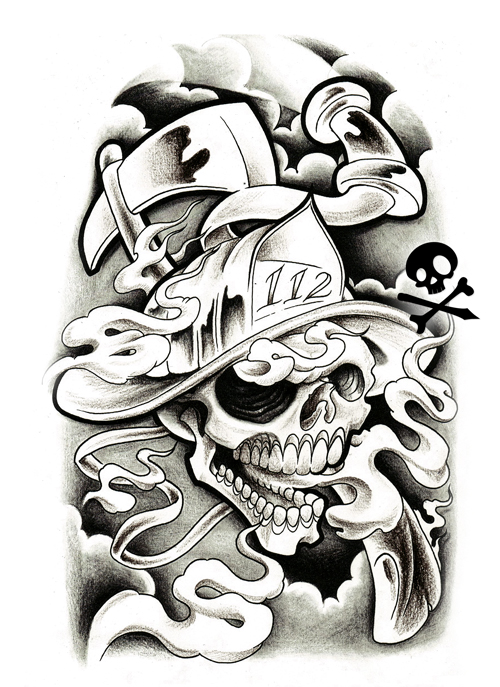 Black And Gray Tattoo Drawings Tattoo