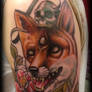 Fox halloween sleeve progress