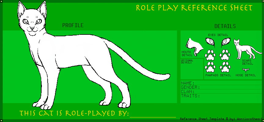 Warrior Cat Oc Template.