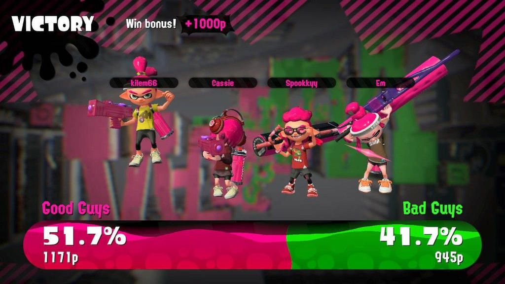 Splatoon Winner Graph Splatoon 2 ~ First Win by Kyoyalover122 on DeviantArt