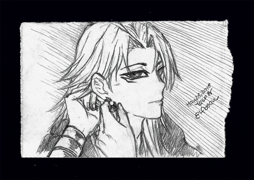 Sketchbook #77 - Earring by ElfBean