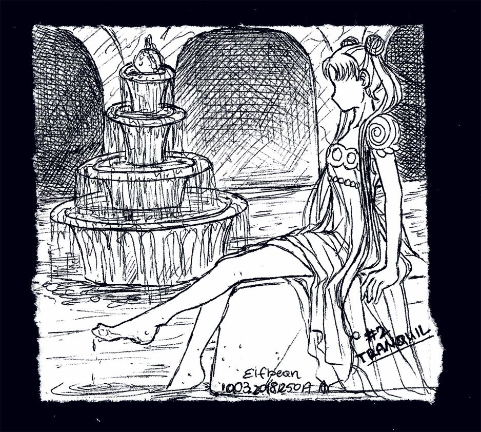 Sketchbook #88 - Tranquil by ElfBean