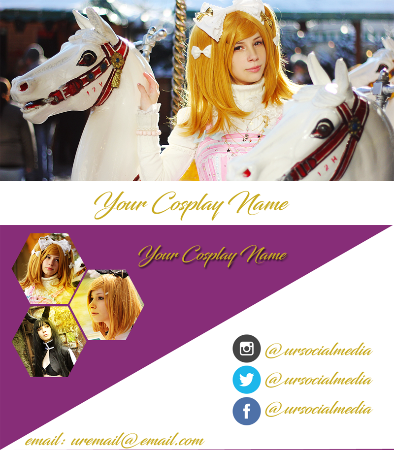 Cosplay Photo Card Coscard Sample 2 by kaysmo on DeviantArt