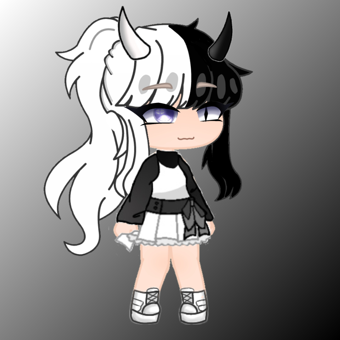 Black and White ( Gacha Life ) by CattyGamerGurl on DeviantArt