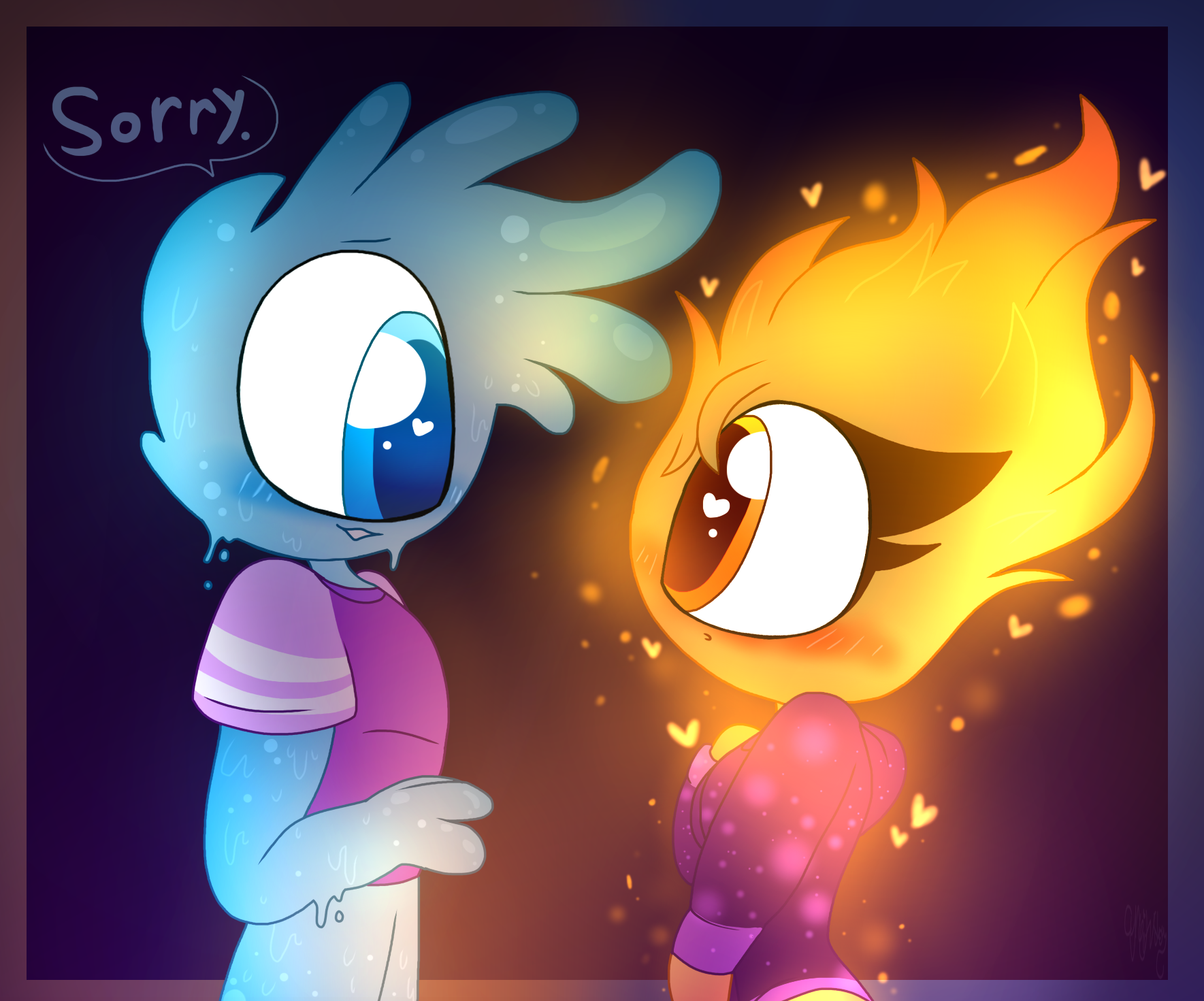 ~Ember and Wade~ {Elemental} by cyrilwolff on DeviantArt