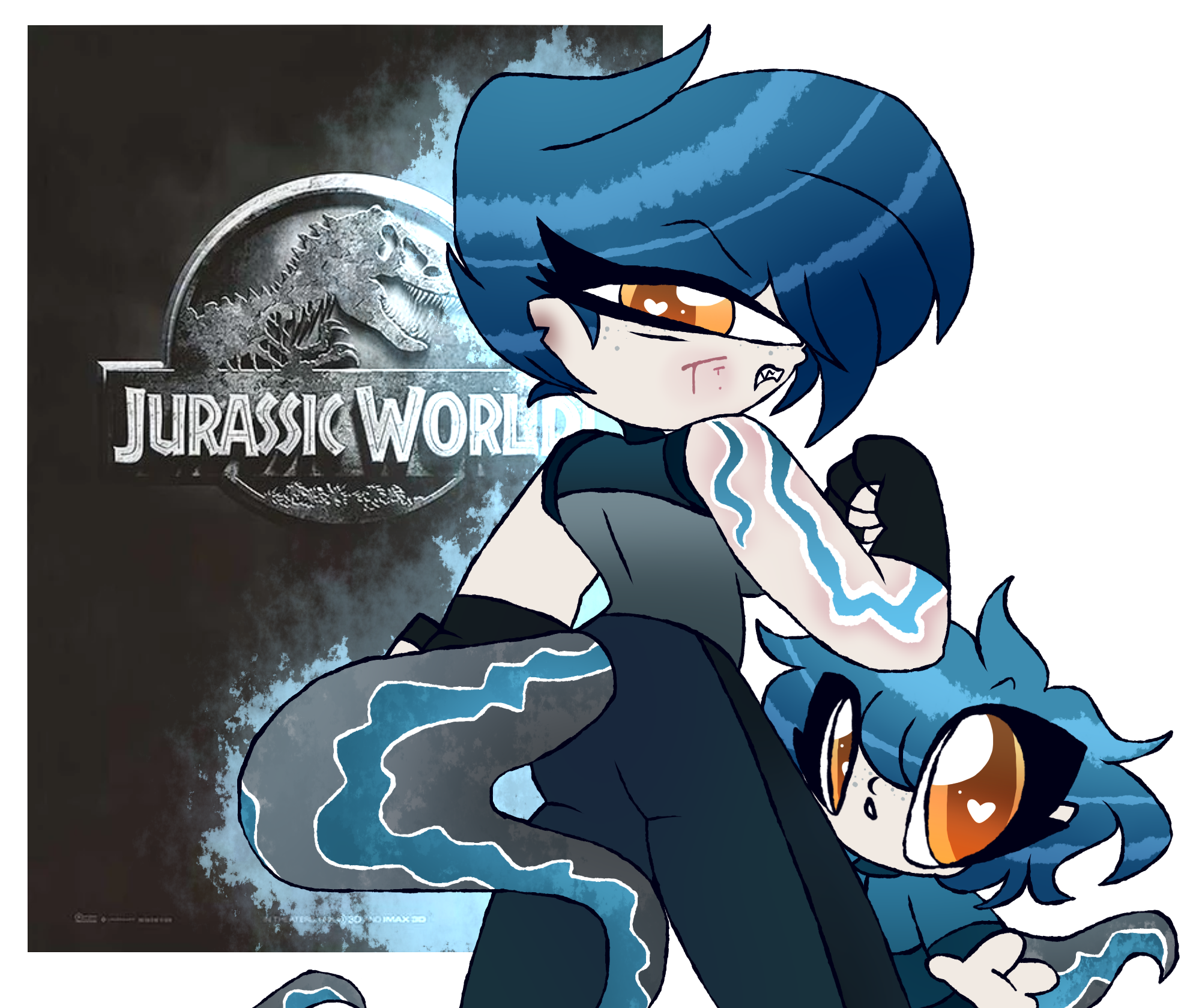 Blue Raspberry Humanized ~Humanized Blue and Beta~ by cyrilwolff on DeviantArt