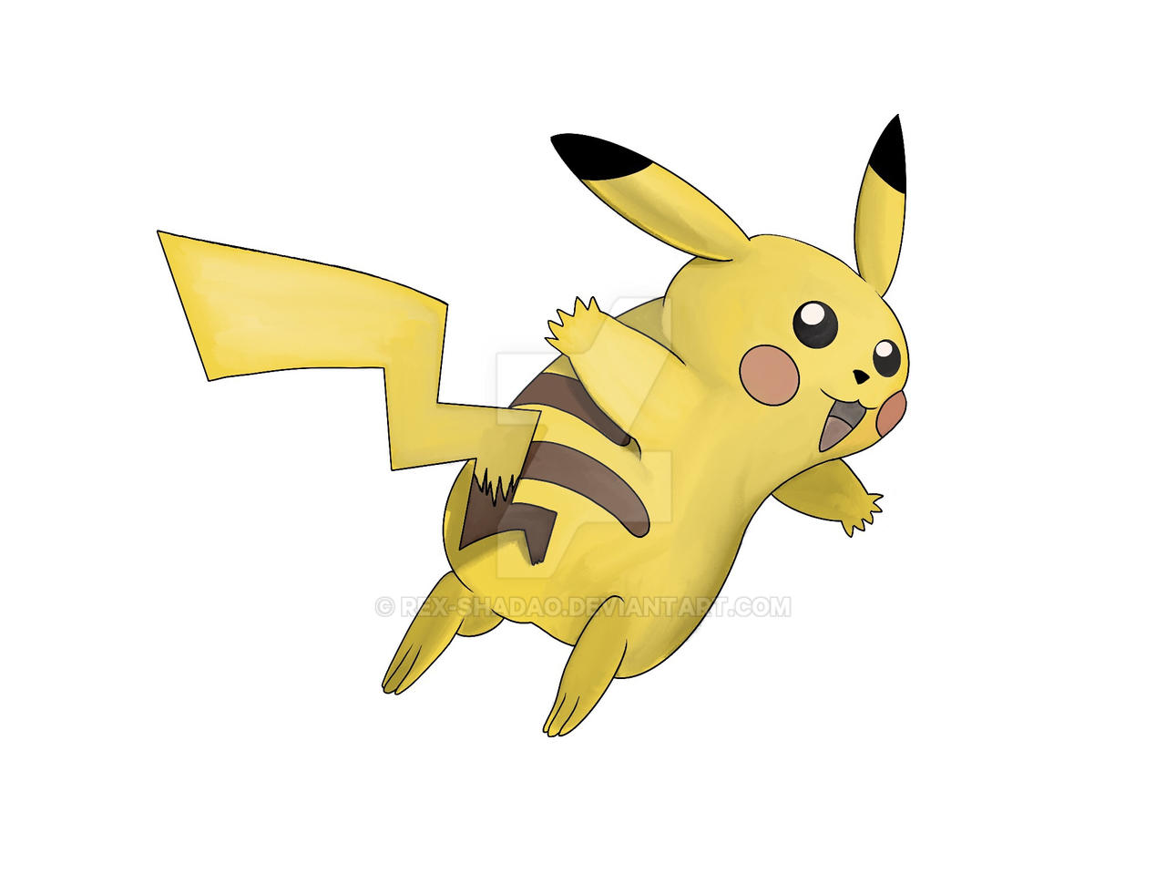 Pikachu in Motion ~ First Attempt by Rex-Shadao on DeviantArt