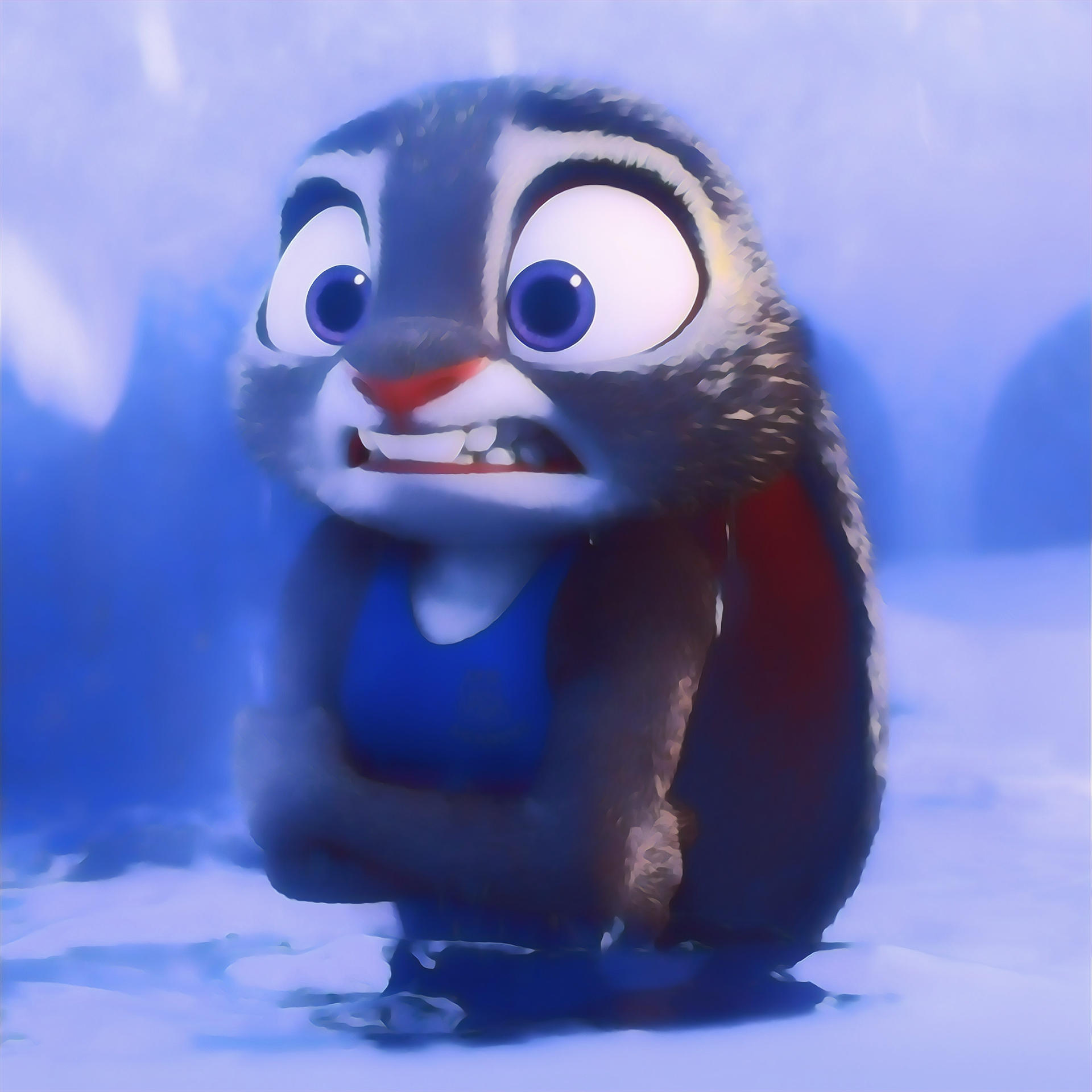 Frozen Rabbit Cartoon Frozen bunny by Vasrumo2 on DeviantArt