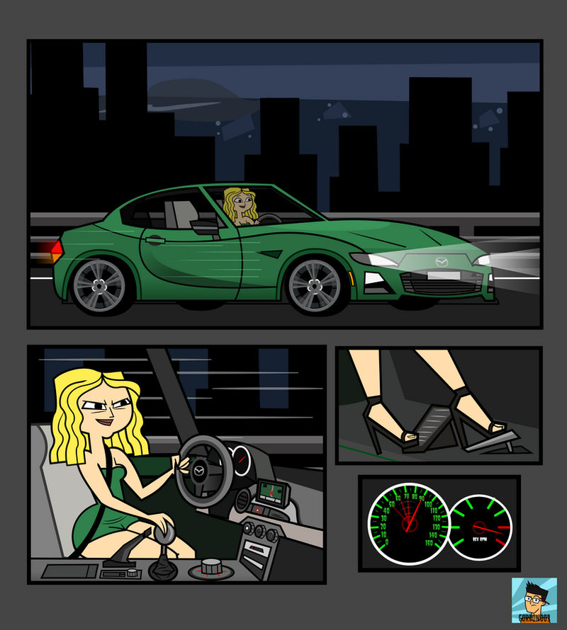Carrie Driving (Commission) by Gordon003 on DeviantArt