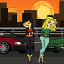 Emma + Carrie Sunset Drive (Commission)