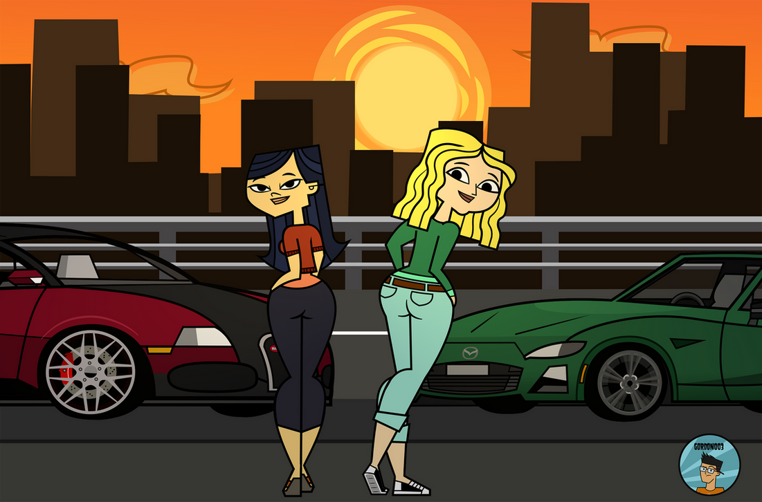 Emma + Carrie Sunset Drive (Commission) by Gordon003 on DeviantArt