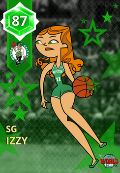 Izzy Celtic NBA 2K18 Card (Art Trade)