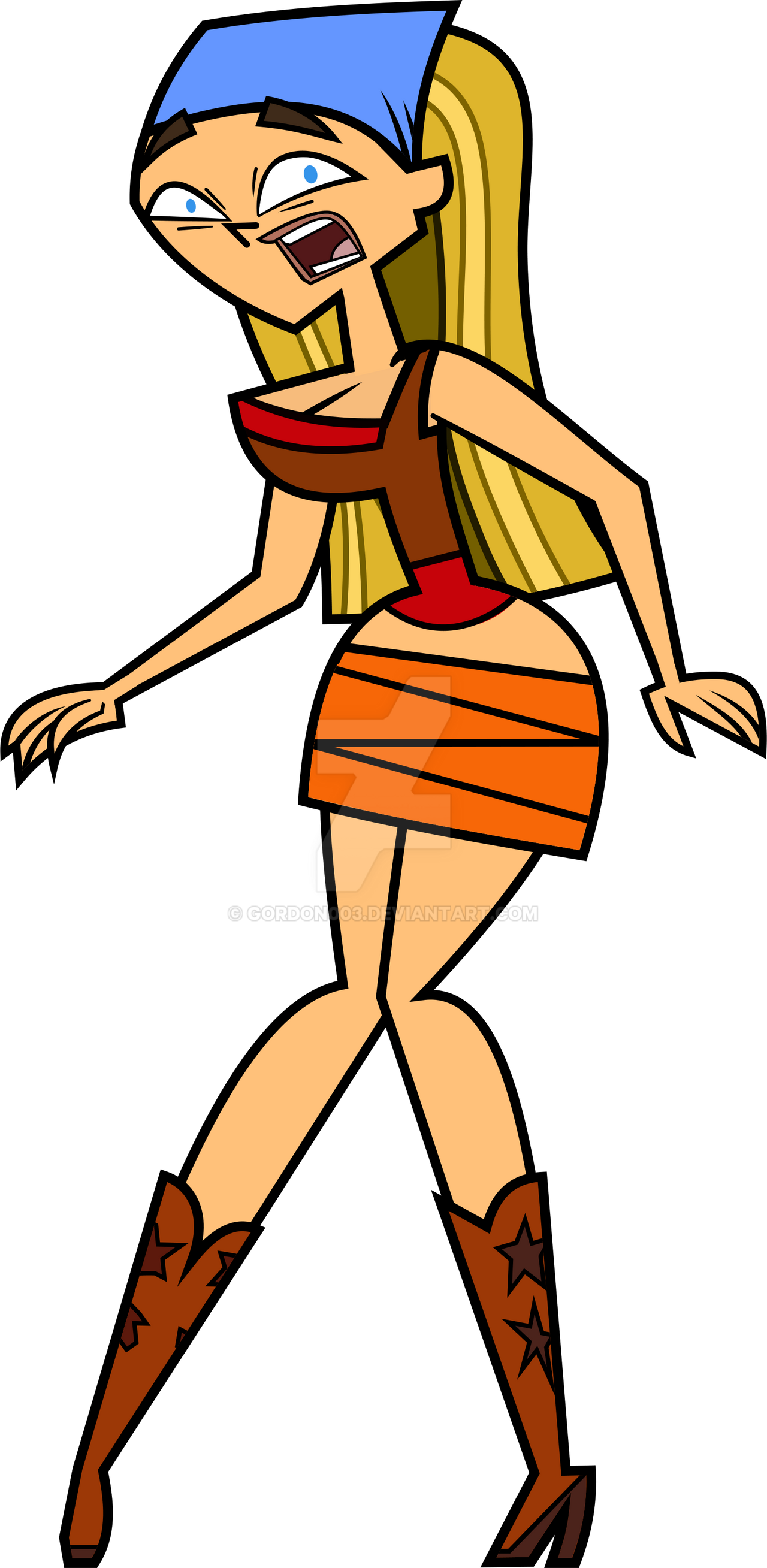 Scared Lindsay (Commission) by Gordon003 on DeviantArt