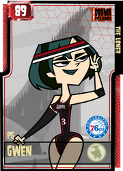 Gwen 76ers NBA 2K19 Card by Gordon003