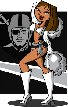 Courtney Oakland Raiders Poster (Comm)