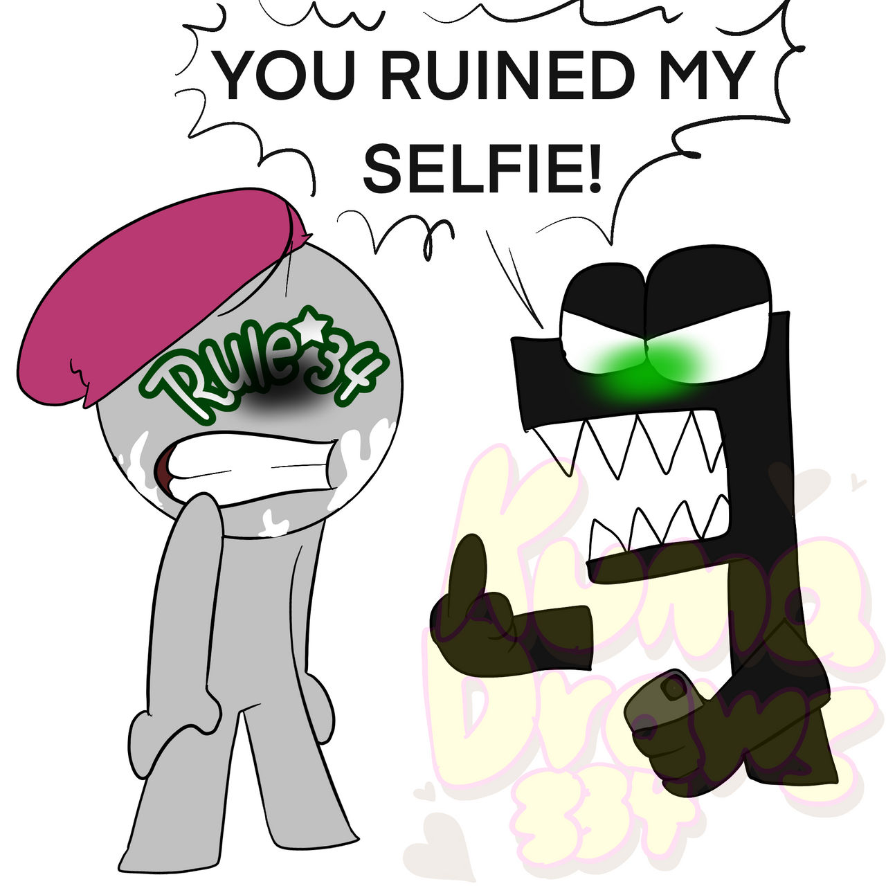 Rule34 Artist Ruins Fs Selfie By Kumadraws334 On Deviantart