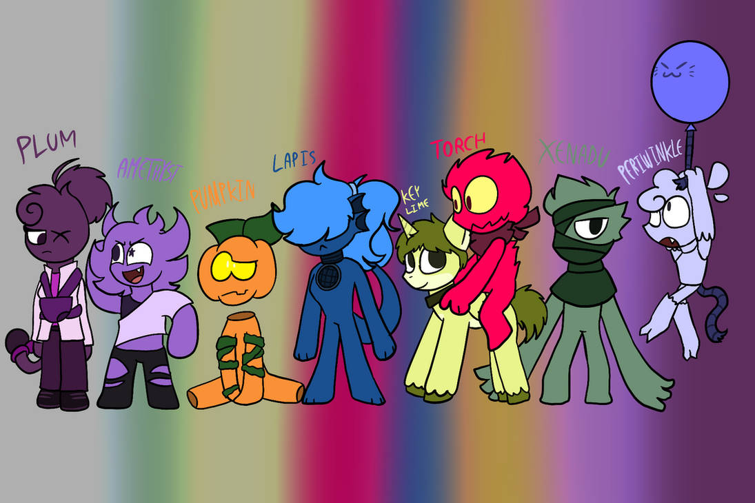 Rainbow friends png personagem