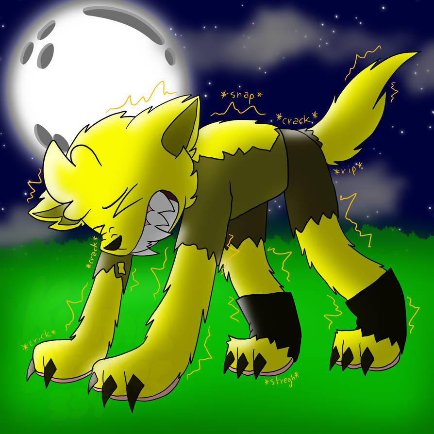 Yellow Face werewolf transformation by KumaDraws334 on DeviantArt