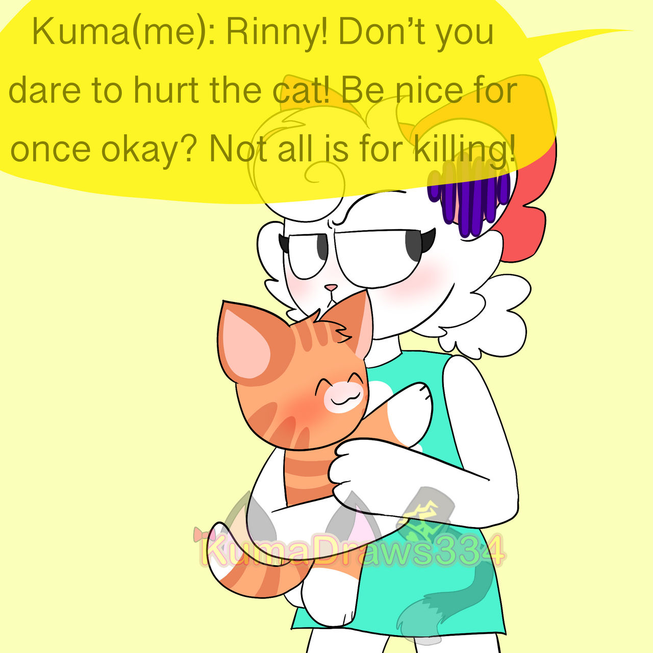 Rinny meets Tabby by KumaDraws334 on DeviantArt