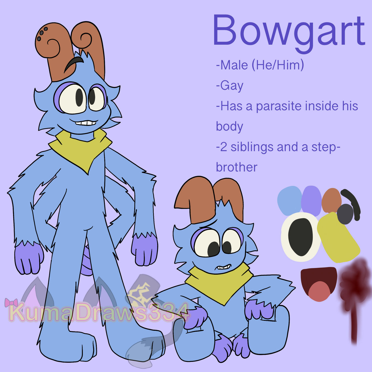 Bowgart reference sheet (REMAKE) by KumaDraws334 on DeviantArt
